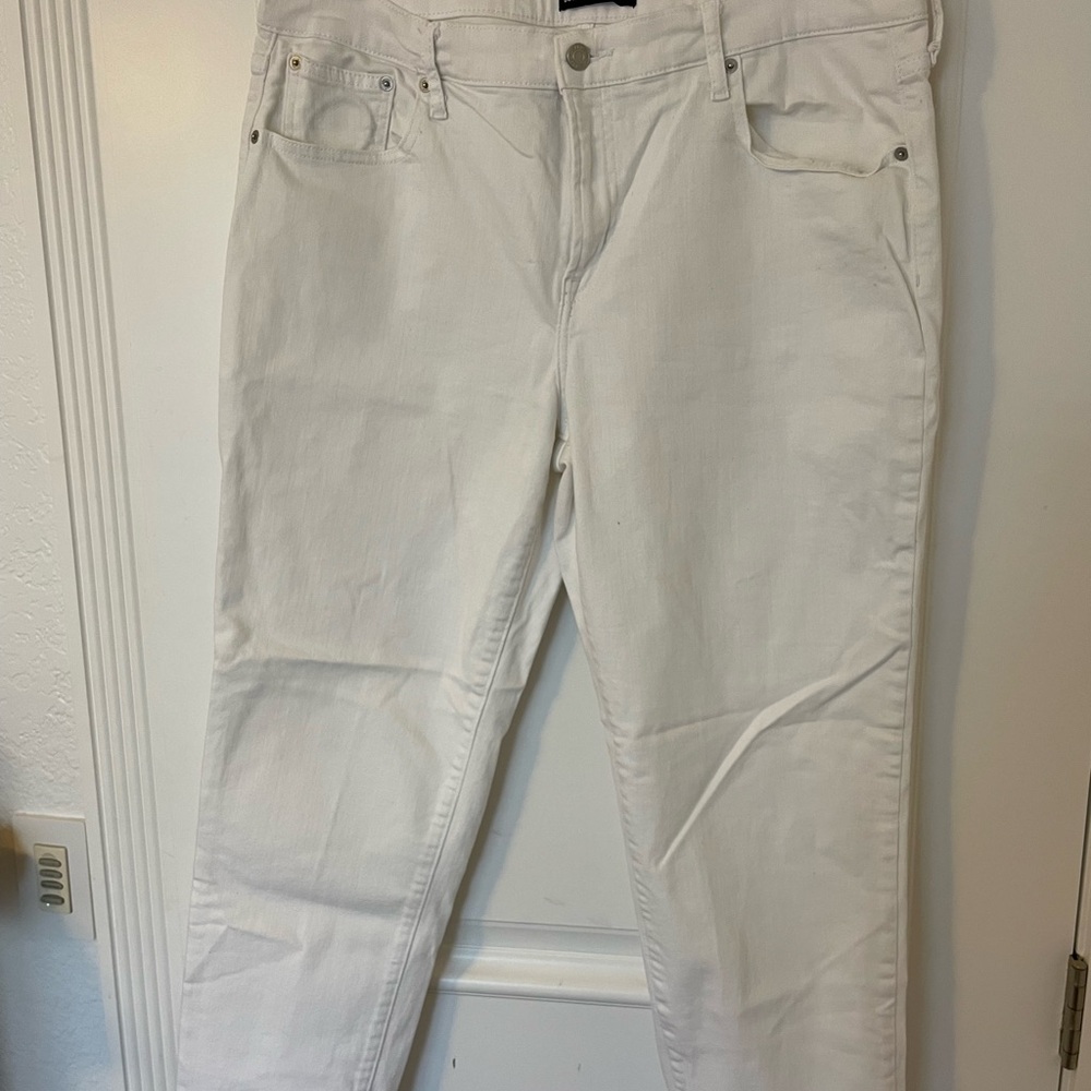 White Girlfriend Jeans